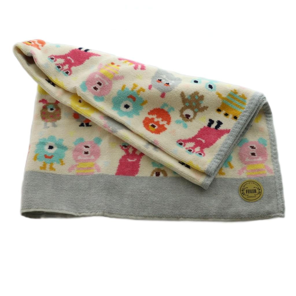 ラブラリーバイ LOVERARY BY リトルモンスター プティバス タオル マルチカラー アイボリー グレー SS OS