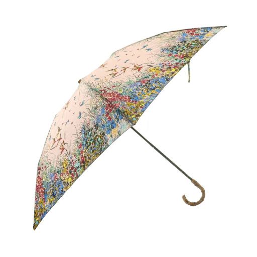 マニプリ manipuri 折りたたみ傘 晴雨兼用 日 マルチカラー ピンク 青