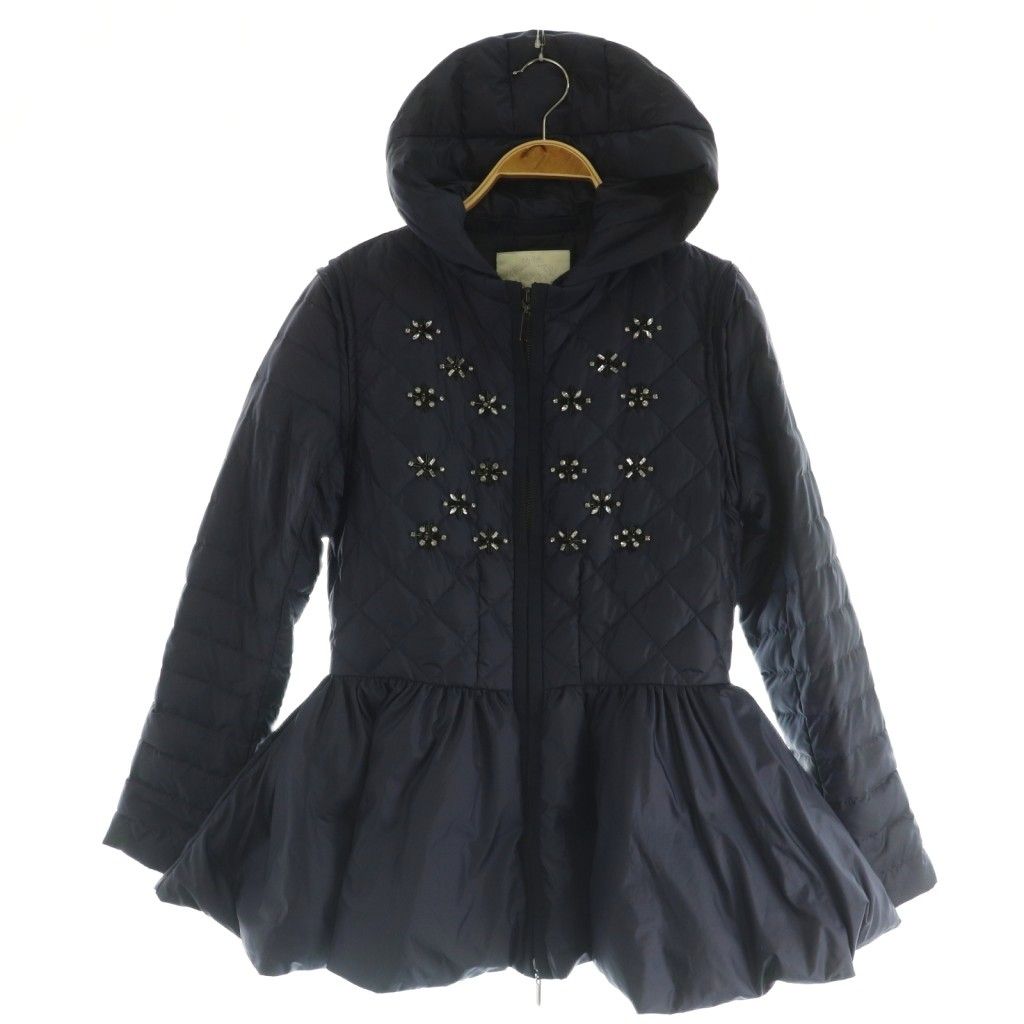 チェスティ Chesty ダウンジャケット ダウンベスト ビジュー ペプラム