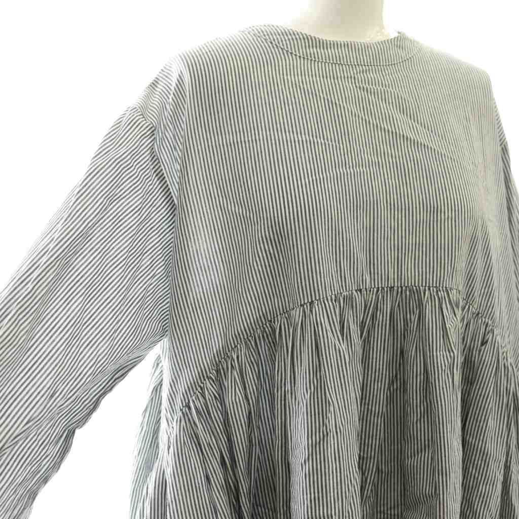 BEARDSLEY ストライプ 長袖チュニック F BEARDSLEY ストライプ 長袖