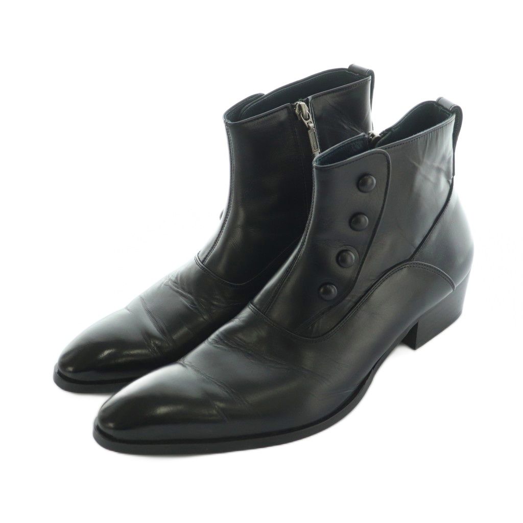 アラウンドザシューズ around the shoes ショートブーツ サイドジップ