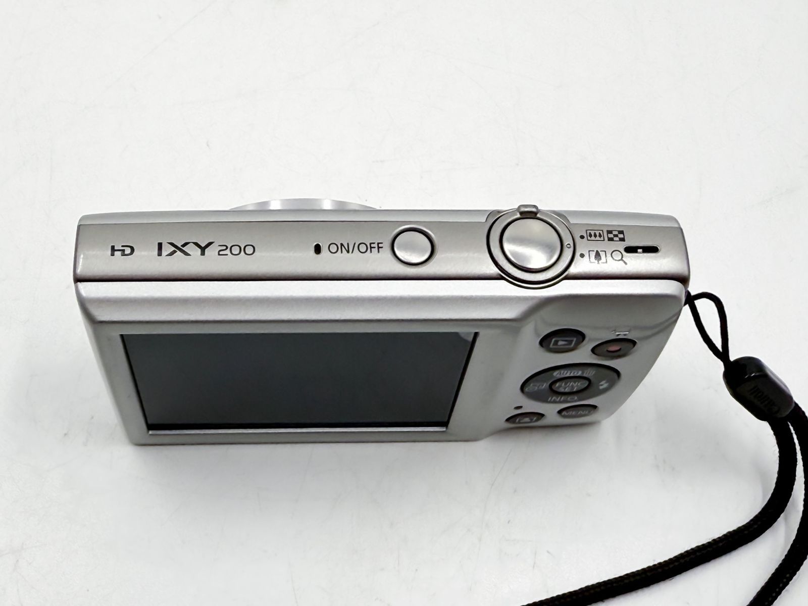 Canon IXY 200 シルバー 動作確認済み 充電器/ケース付き - メルカリ