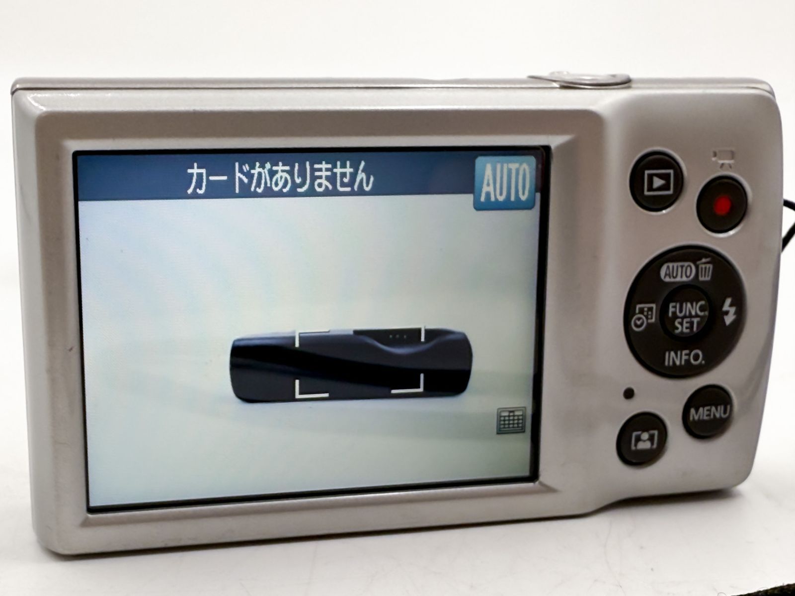 Canon IXY 200 シルバー 動作確認済み 充電器/ケース付き - メルカリ