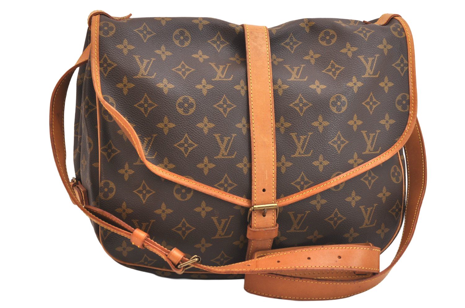 LOUIS VUITTON ルイヴィトン モノグラム ソミュール 35 ショルダー