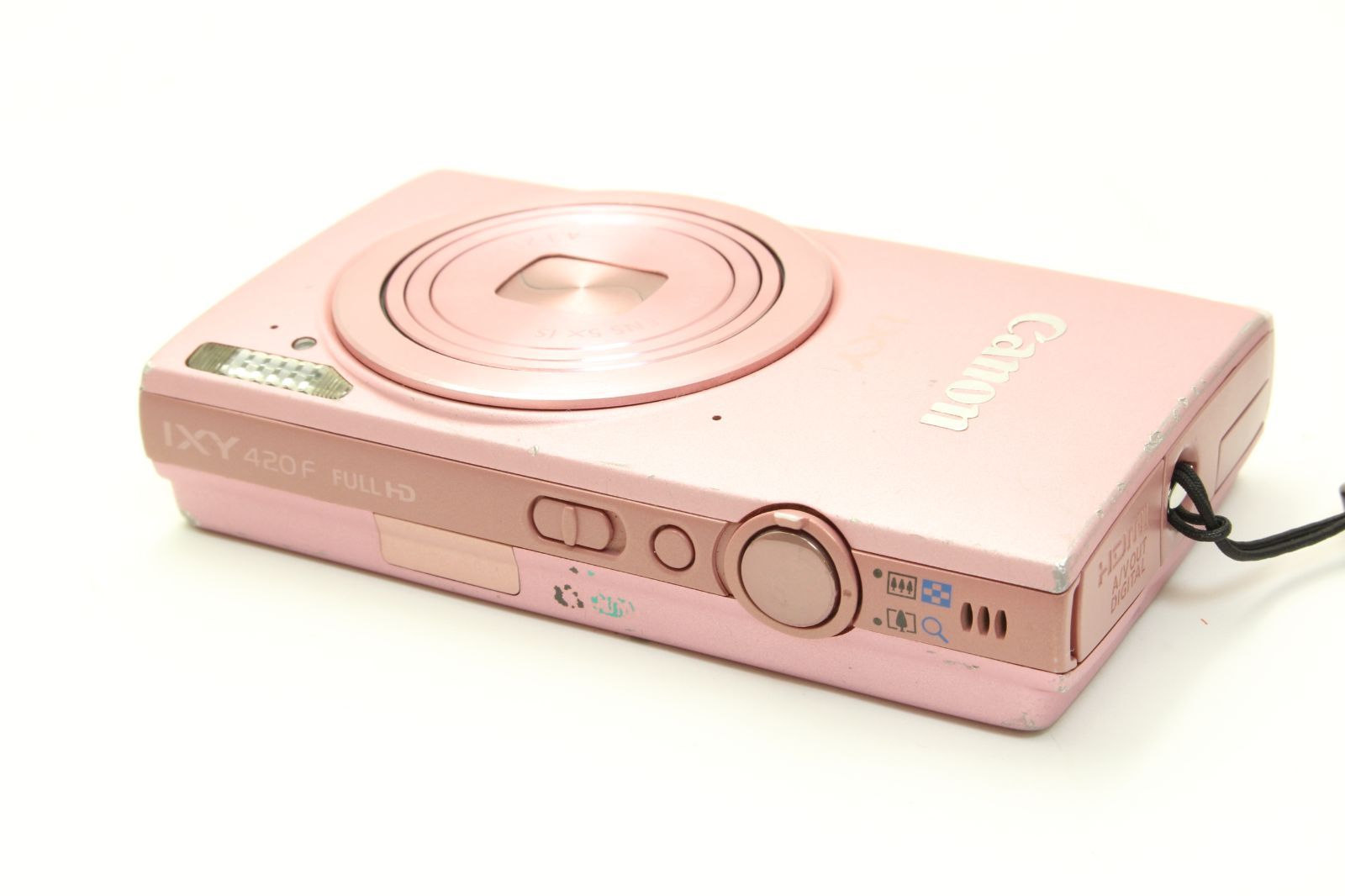 B+ (並品) Canon キヤノン IXY 420F ピンク 初期不良返品無料 12-137