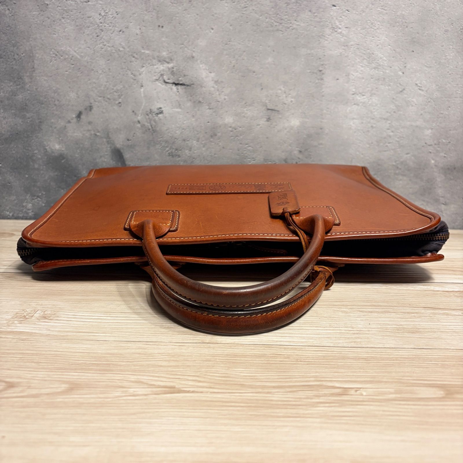 Felisi フェリージ 9884 ブリーフケース ビジネスバッグ レザー 茶