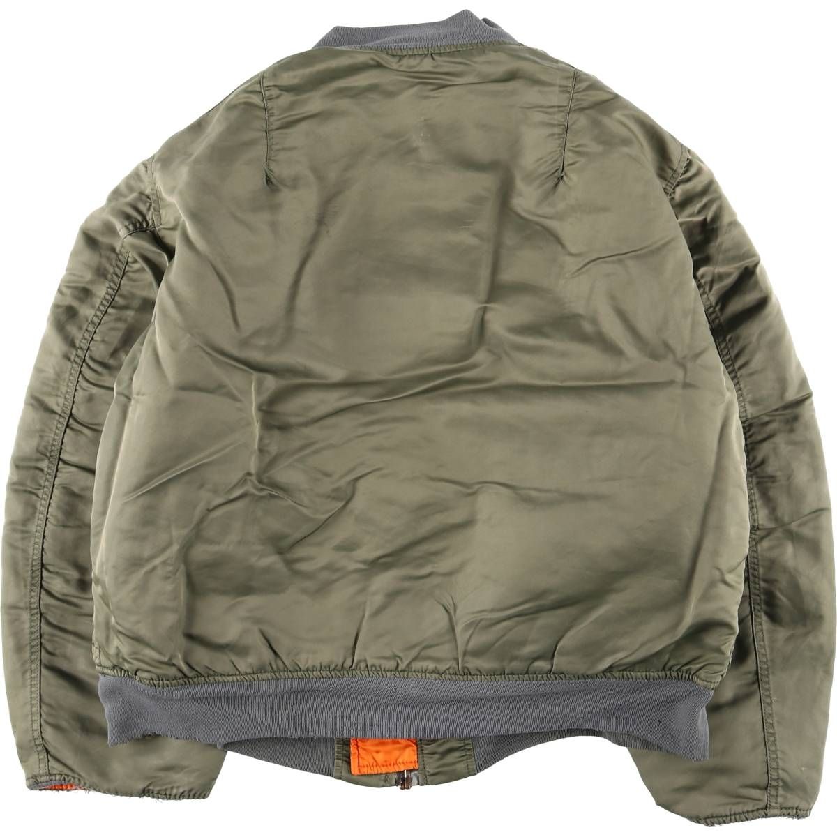 古着 90年代 民間品 アルファ ALPHA MA-1タイプ 中綿入り ミリタリー