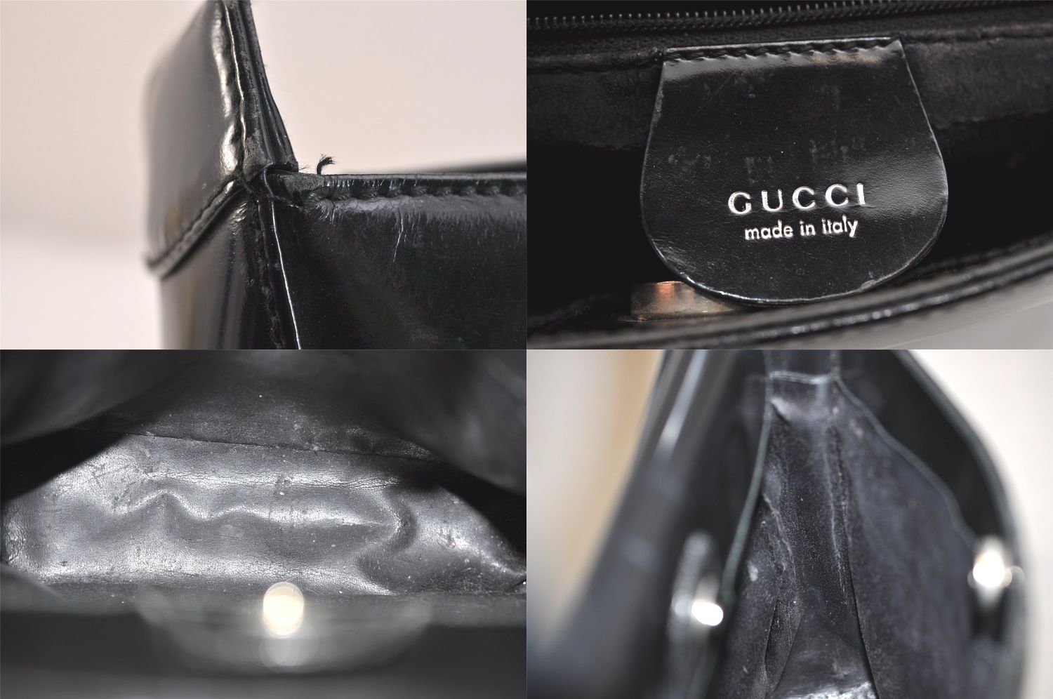 グッチ GUCCI エナメル GG ハンドバッグ ヴィンテージ2way GUCCI グッチ ヴィンテージ エナメル ショルダーハンドバッグ 財布