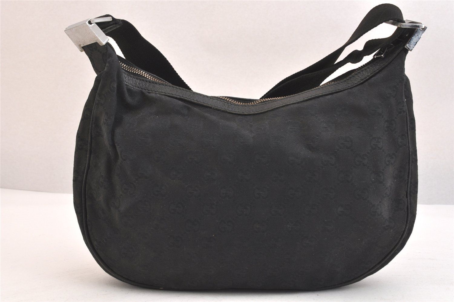 GUCCI グッチ ショルダークロスボディーバッグ GGキャンバス レザー