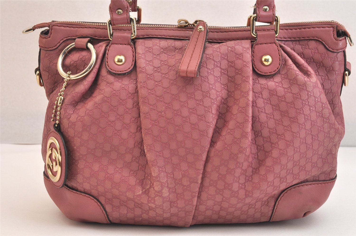 GUCCI グッチ マイクロ グッチシマ スーキー 2Way トートバッグ GG