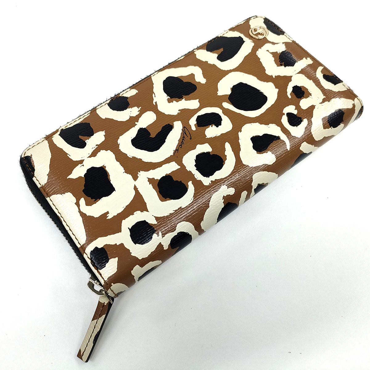 GUCCI グッチ インターロッキングG ジップアラウンドウォレット 長財布