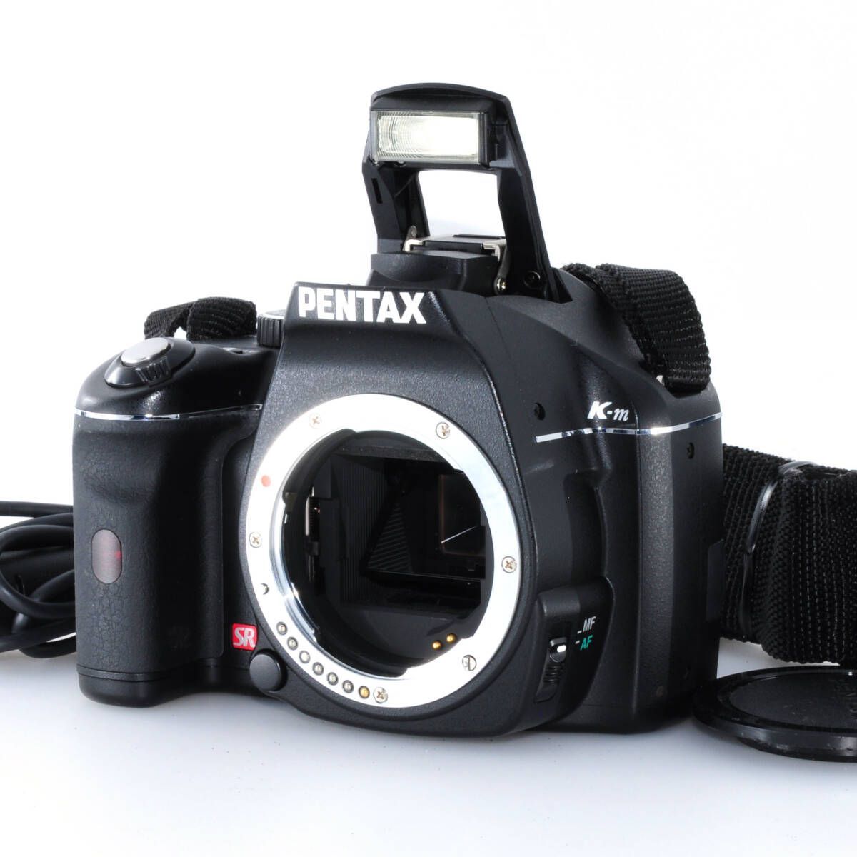 ペンタックス】PENTAX K-m ブラック デジタル一眼レフカメラ 動作良好 