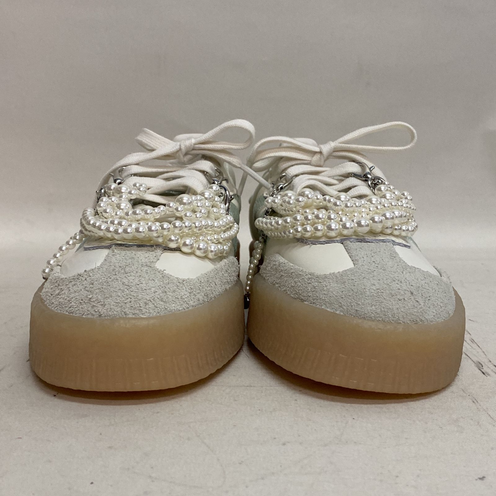浜館80-2200] adidas ORIGINALS SAMBAE W LINEN GREEN METALLIC 