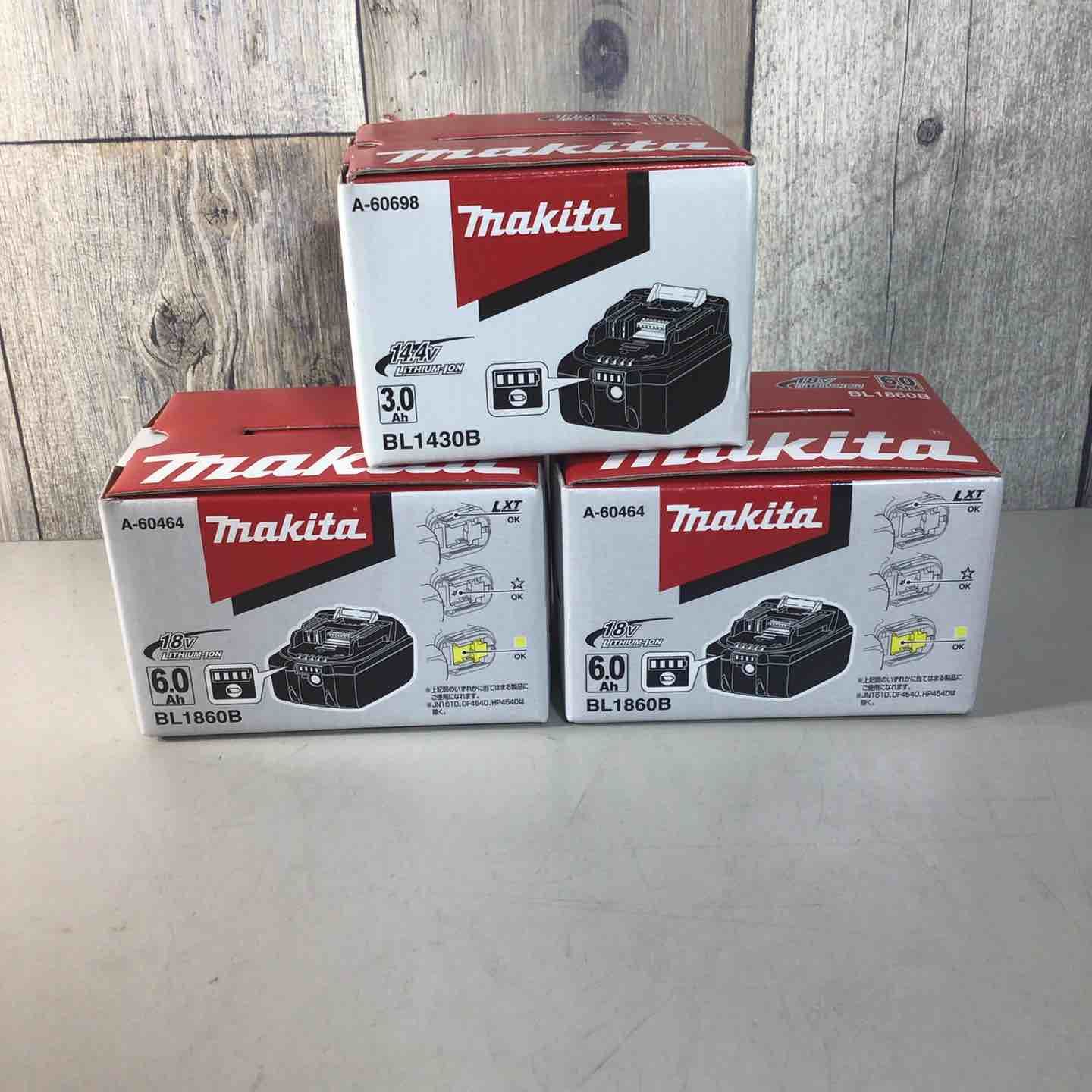 ♥品 マキタ makita リチウムイオンバッテリー 14 4 V 6 0 Ah BL 1460 B バッテリー 18 1860