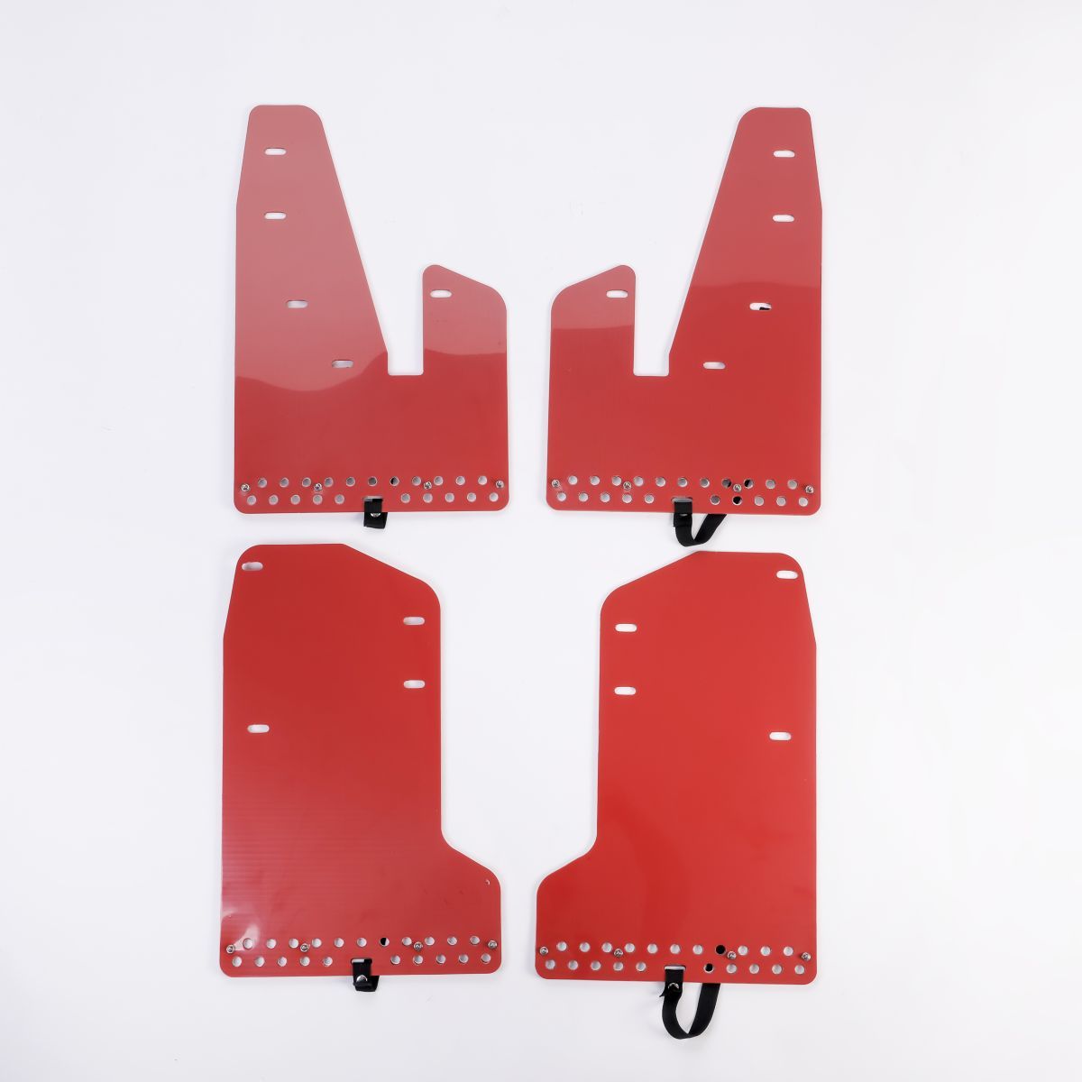 WANGAN357 マッドガード マッドフラップ 赤 レッド CV1W 三菱 デリカD5