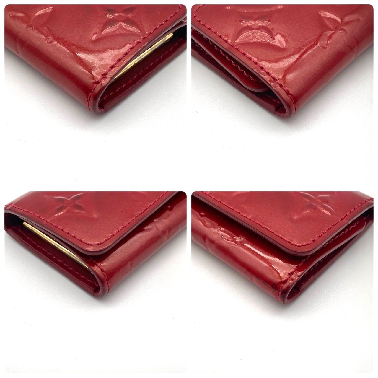 ルイヴィトン モノグラム ヴェルニ ミュルティクレ4 キーケース 4連