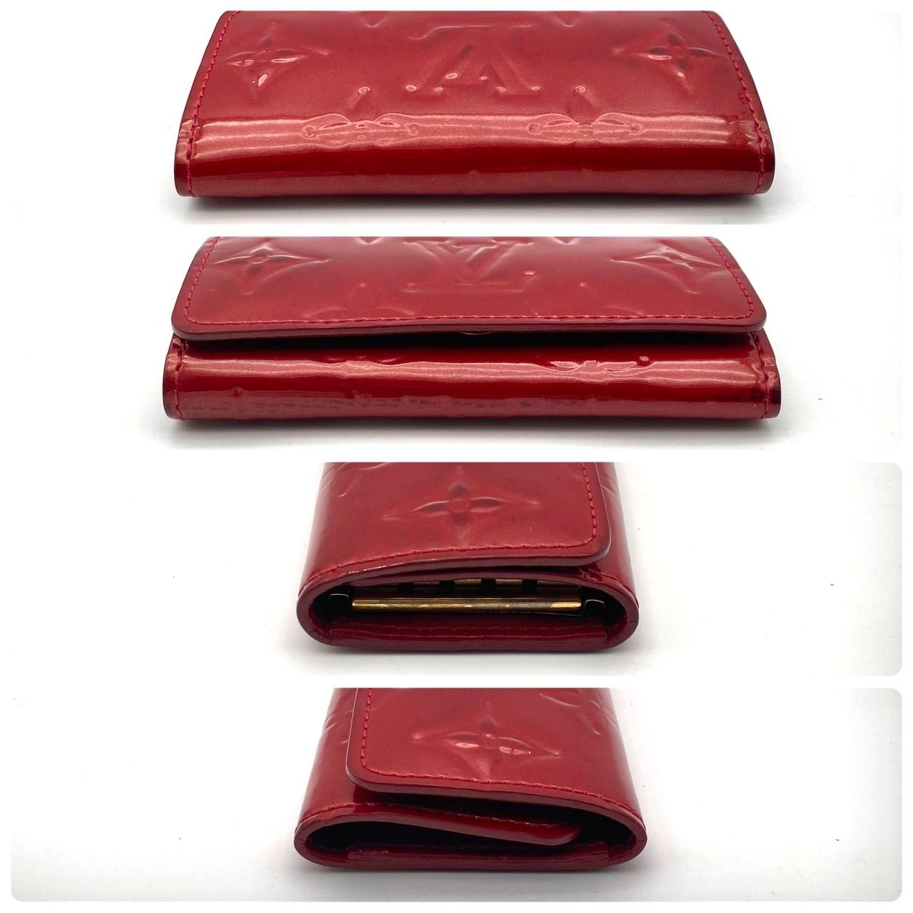 ルイヴィトン モノグラム ヴェルニ ミュルティクレ4 キーケース 4連