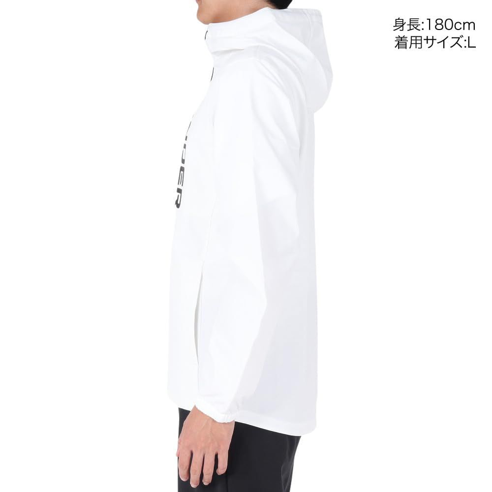 アンダーアーマー] UA BRUSHED WOVEN JACKET White LG [ホワイト] [L