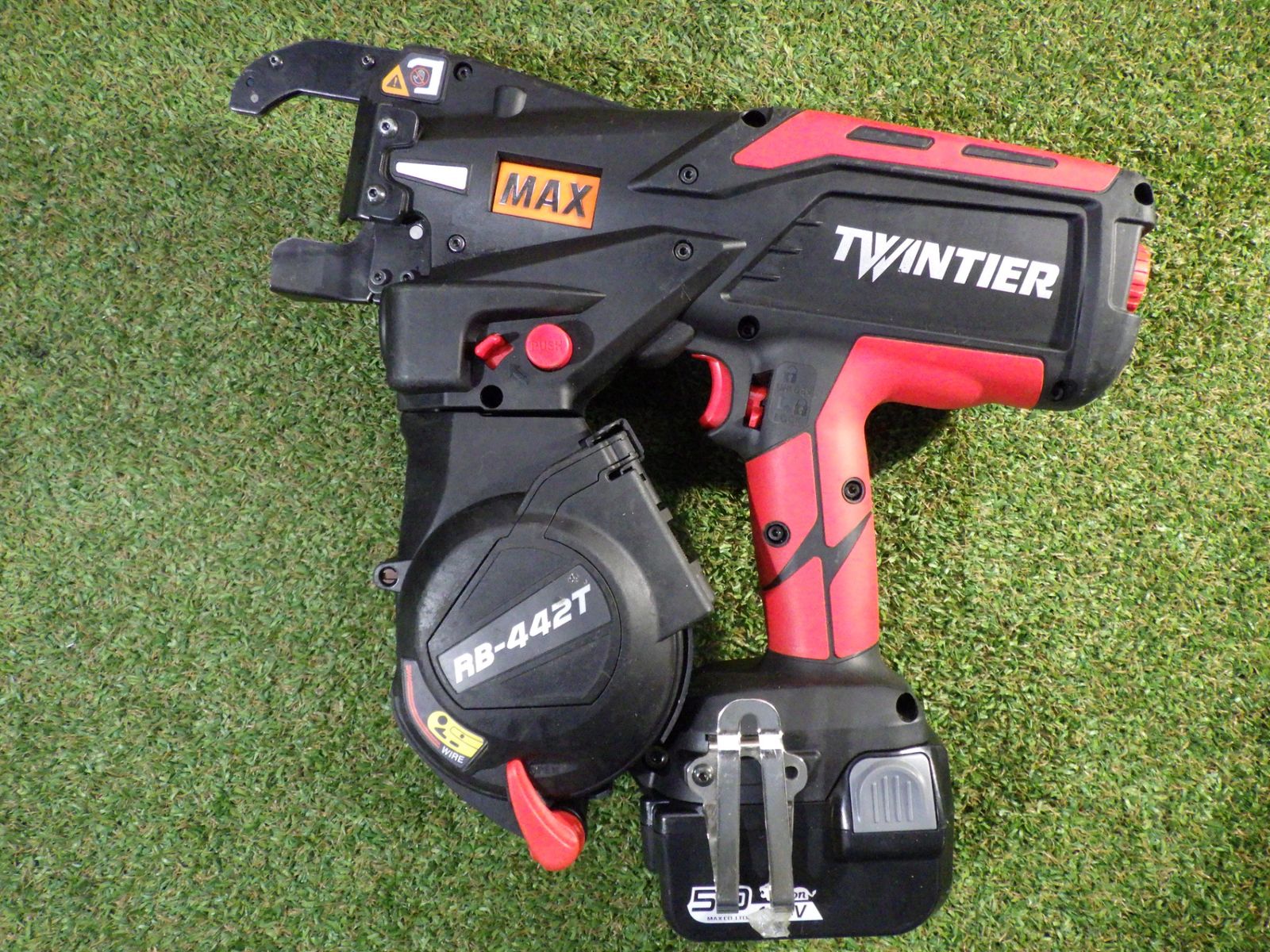 マックス MAX 鉄筋結束機 RB 442 T B 2 C 1450 A バッテリー 充電器 ケース セット 充電式 電動工具 品