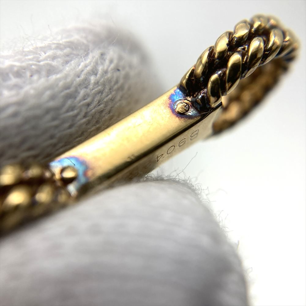 ヴァンクリーフ & アーペル Van Cleef & Arpels カフス K18 YG イエローゴールド 750 90319788 ヴァンクリーフ&アーペル Van Cleef & Arpels カフスボタン