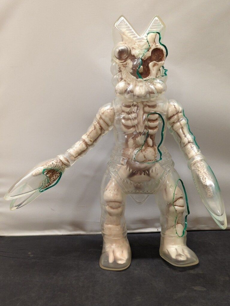 マルサン 世紀の大怪獣 SECRETBASE X-RAY バルタン星人450 内部骨Ver