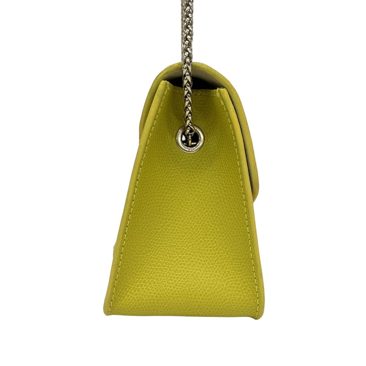 FURLA メトロポリスサッチェルショルダーバッグ イエロー×ゴールド フルラ FURLA メトロポリスサッチェルショルダーバッグ イエロー×ゴールド フルラ