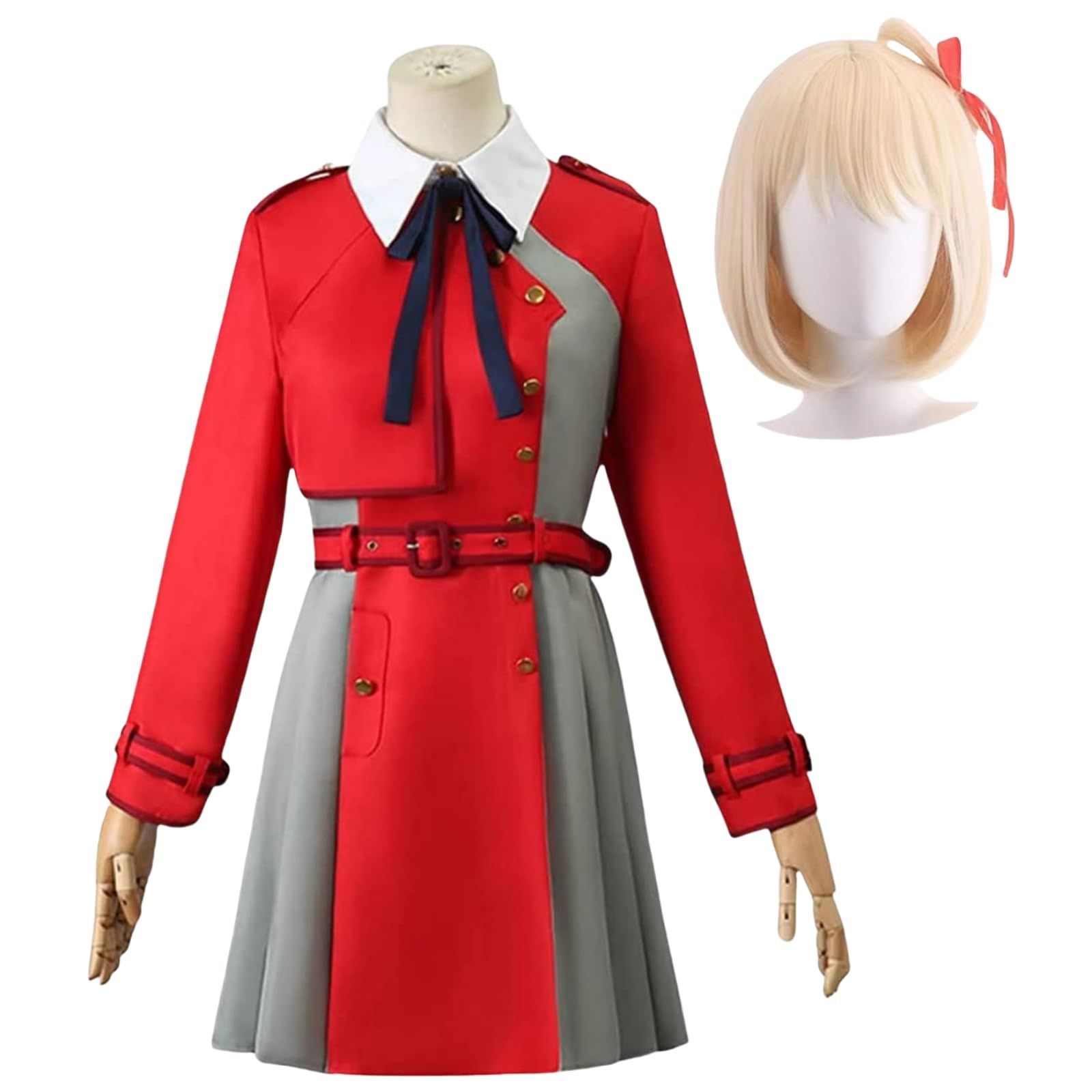 リコリス リコイル 錦木千束 井ノ上 たきな コスプレ衣装 Cosplay 制服 大人 イベン いのうえ かつら コスチューム L 錦木千