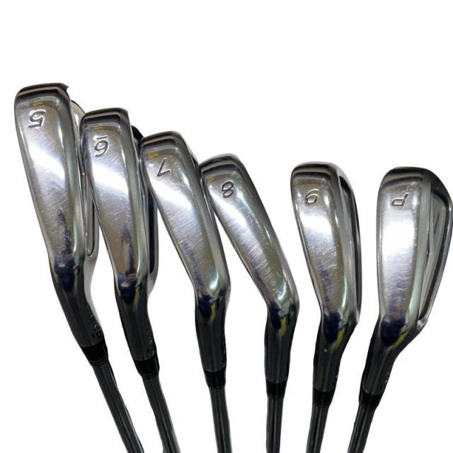 中古】 テーラーメイド R9 6S レフティ アイアンセット IR NS PRO