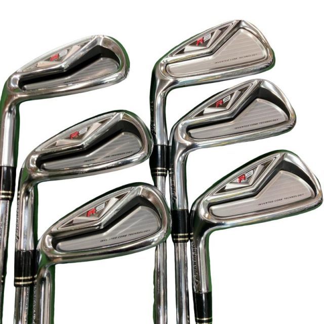 中古】 テーラーメイド R9 6S レフティ アイアンセット IR NS PRO