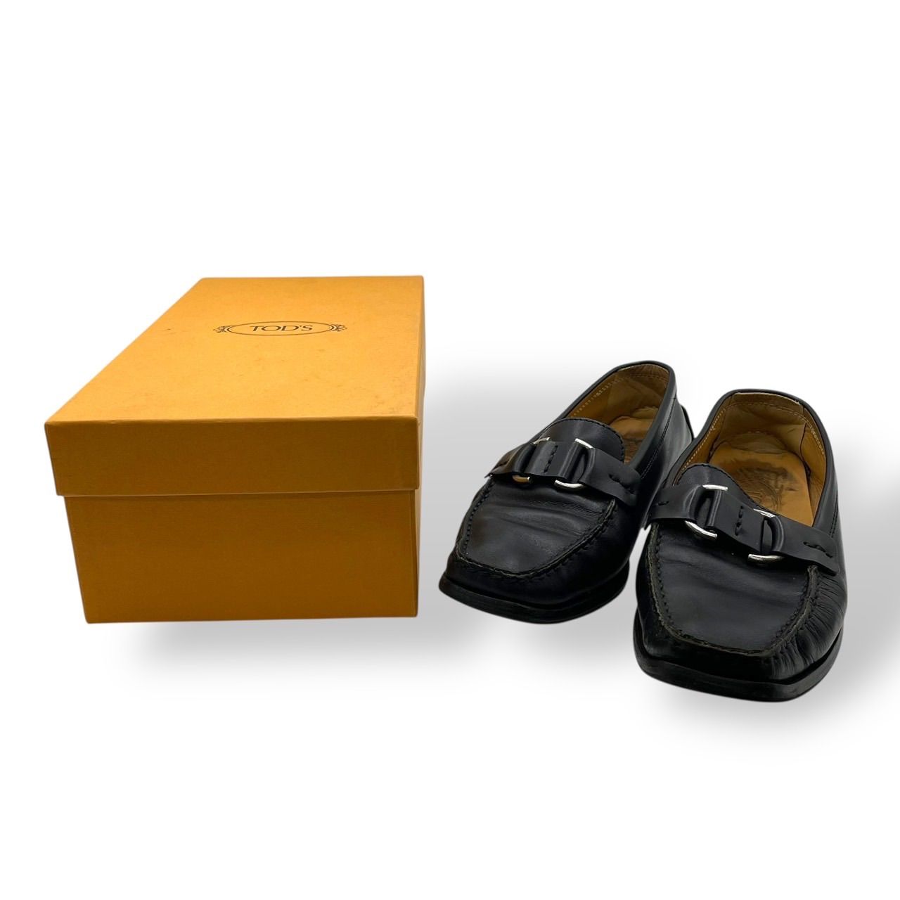 美品 Tod's トッズ レザーシューズ ローファー ドライビングシューズ