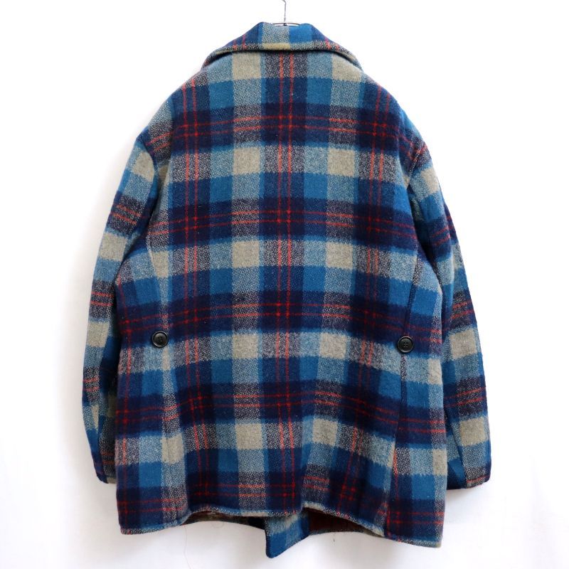 50s USA製 vintage HERCULES チェック柄 ダブルブレスト マッキーノ