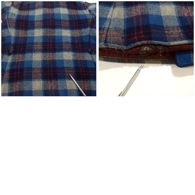 50s USA製 vintage HERCULES チェック柄 ダブルブレスト マッキーノ
