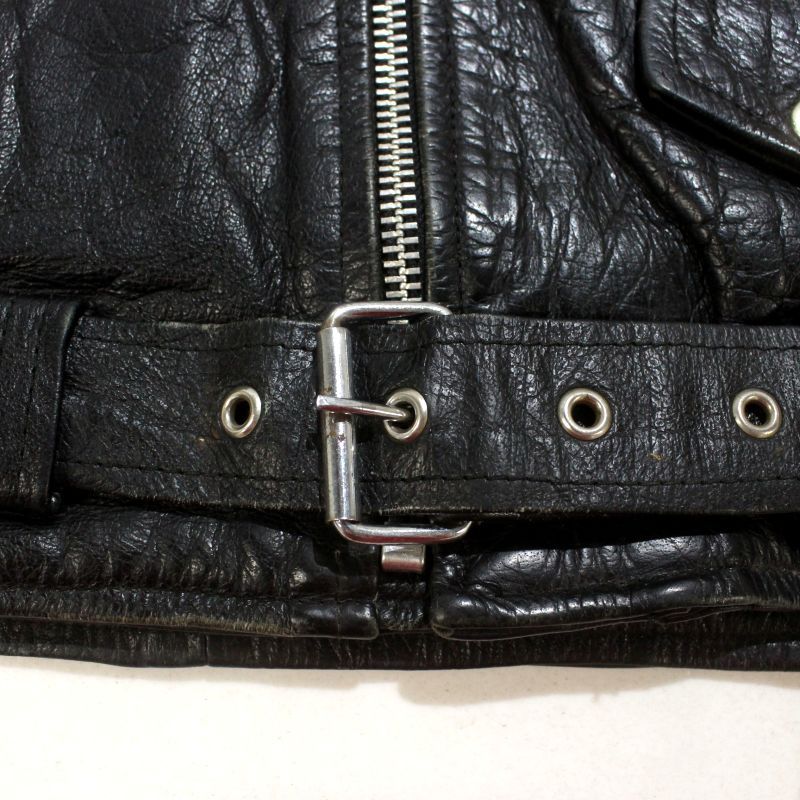 90s vintage WILSONS レザー ダブルライダースジャケット メンズ XL