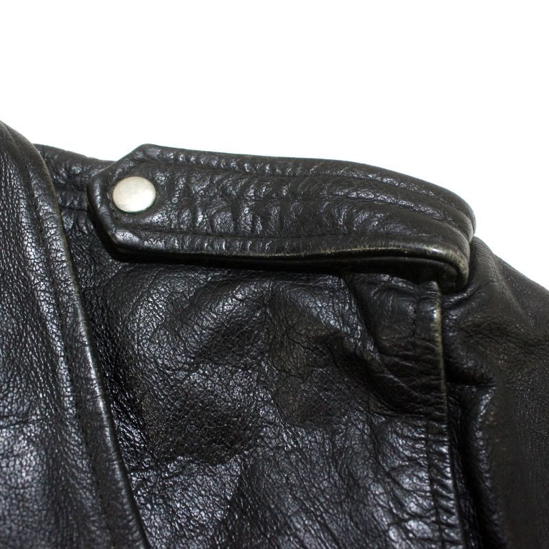 90s vintage WILSONS レザー ダブルライダースジャケット メンズ XL