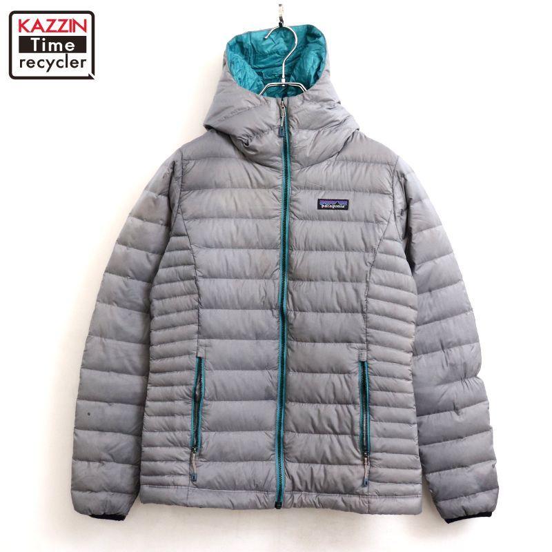 配送 00s Patagonia グレー ダウンジャケット フード付き 【公式通販】
