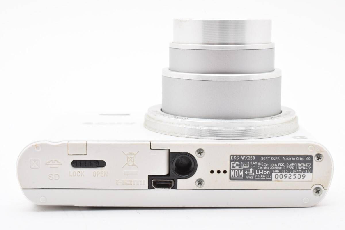SONY DSC-WX350 ホワイト ズーム20倍 1673 Smallest Compact Digital Camera | Pink, White & Black | DSC-WX350