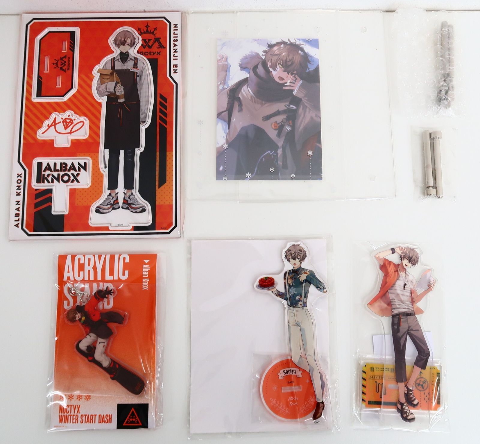 アルバン・ノックス アクリルスタンド セット 5点セット/アルバーン・ノックス アクリルスタンド まとめ にじさんじ