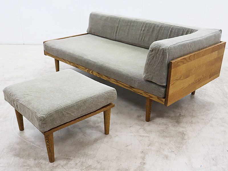 5人掛けソファ＆オットマン スツール