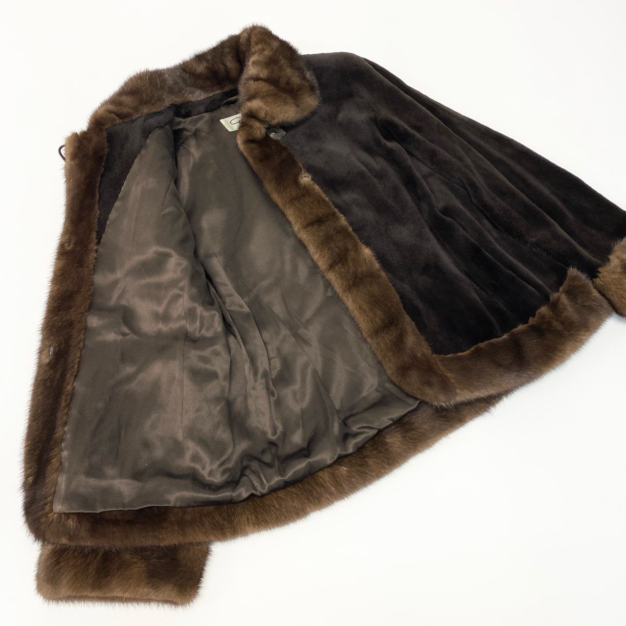 59a15 Altima アルティマ ミンクファー コート サイズ9～11 ブラウン