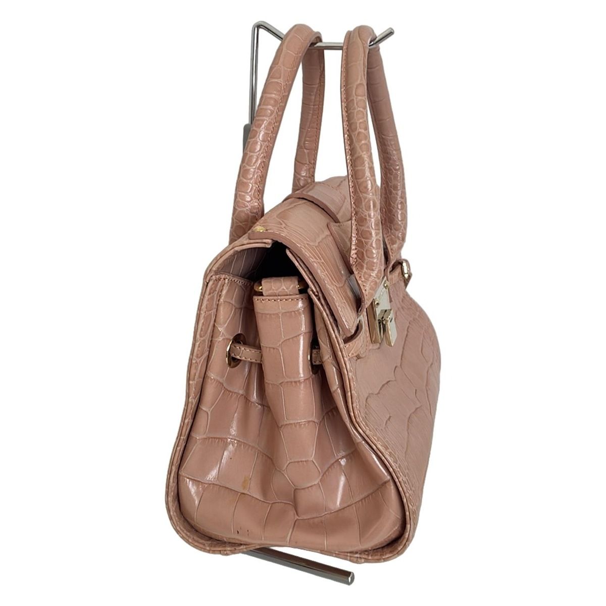 JIMMY CHOO(ジミーチュウ) ハンドバッグ ロザリー ピンクベージュ 型