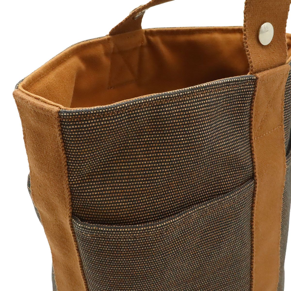 HERMES エルメス サクソーMM ハンドバッグ トートバッグ バケツ型