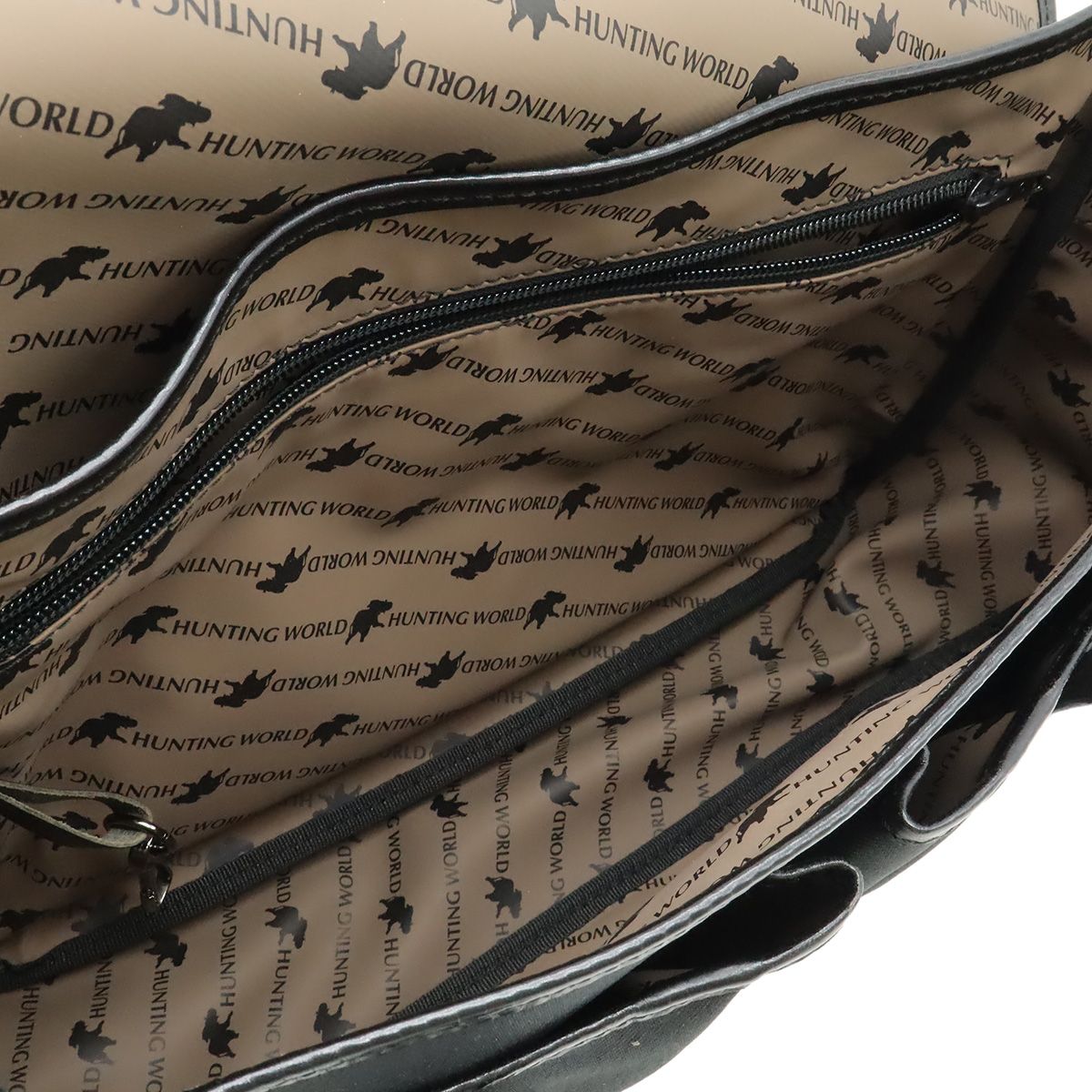 ハンティングワールド サファリトゥデイ メッセンジャーバッグ 黒 ブラウン ハンティングワールド サファリトゥデイ メッセンジャーバッグ 黒