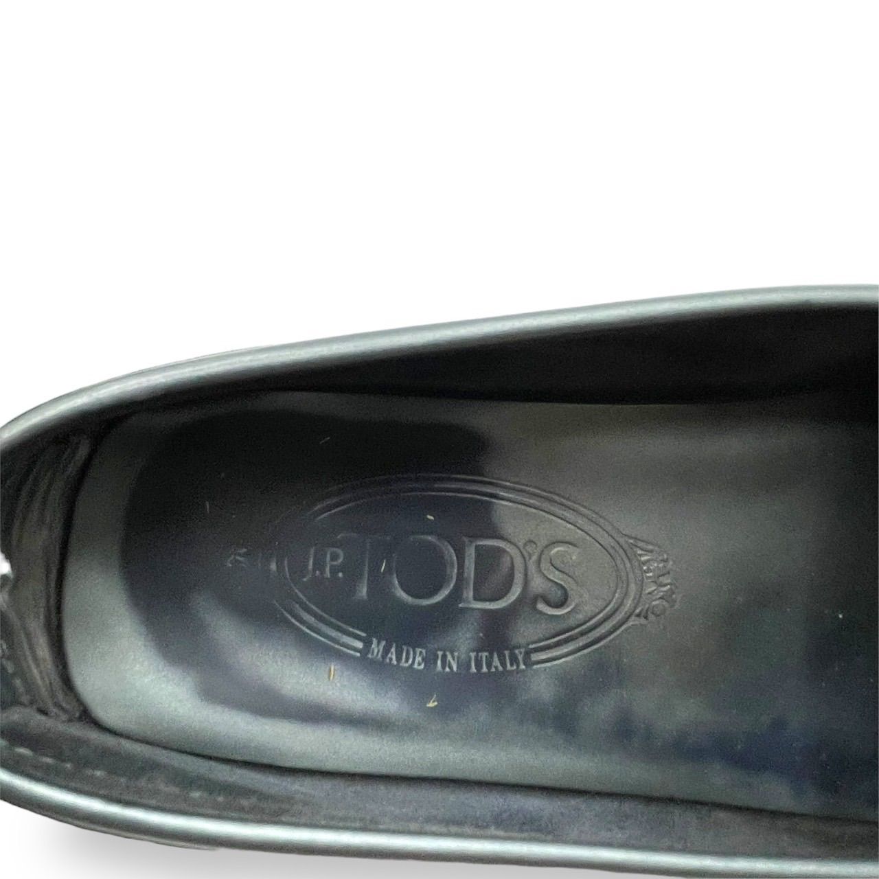 美品 訳あり Tod's トッズ ローファー レザーシューズ スクエアトゥ