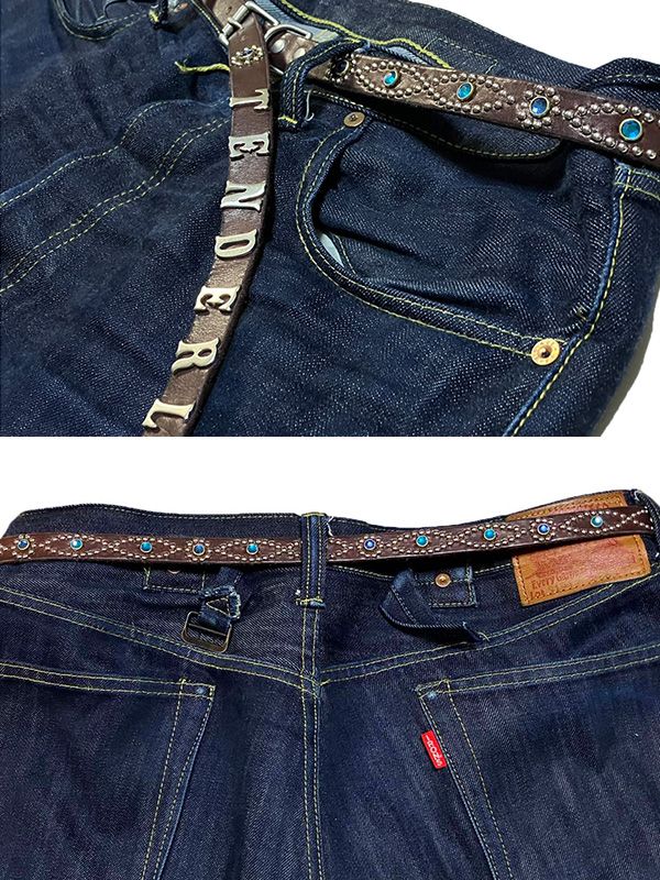 1月下旬入荷予定】TENDERLOIN テンダーロイン ベルト スーパー ナロー