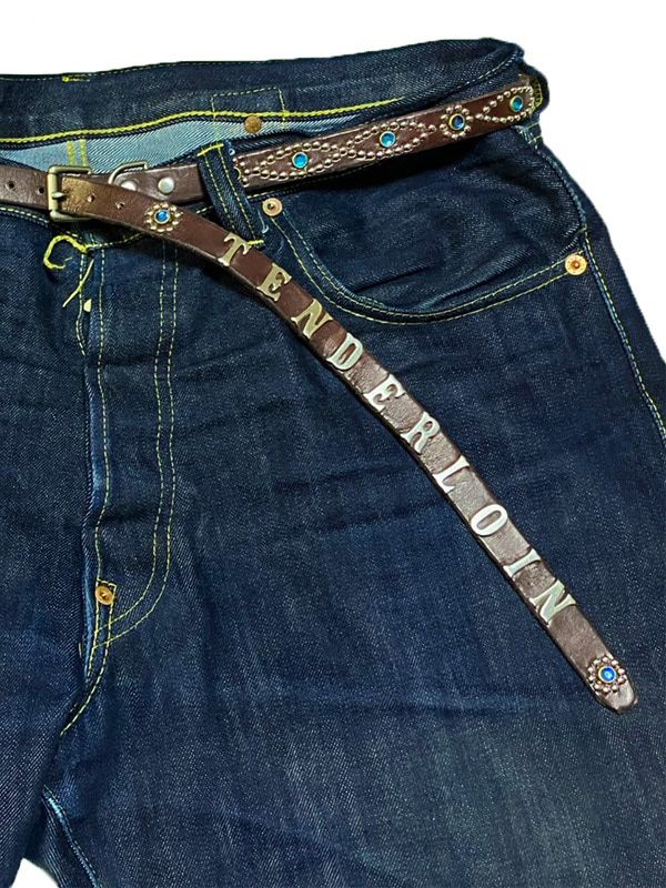 1月下旬入荷予定】TENDERLOIN テンダーロイン ベルト スーパー ナロー