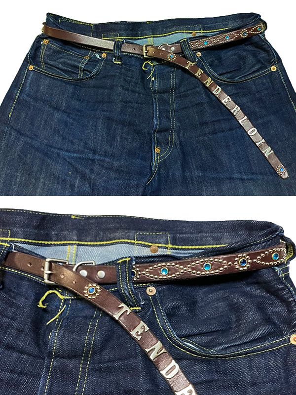1月下旬入荷予定】TENDERLOIN テンダーロイン ベルト スーパー ナロー