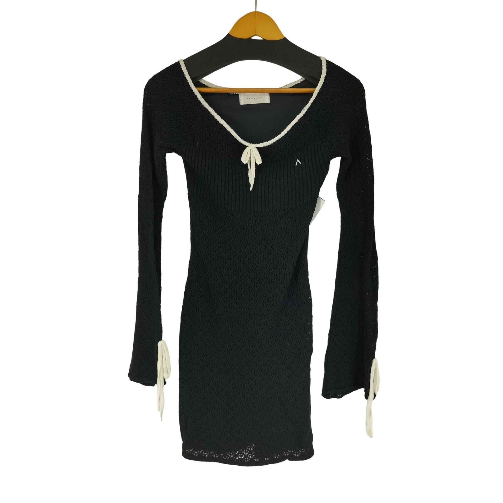 アンドマリー AND MARY Lily crochet mini dress レディース FREE