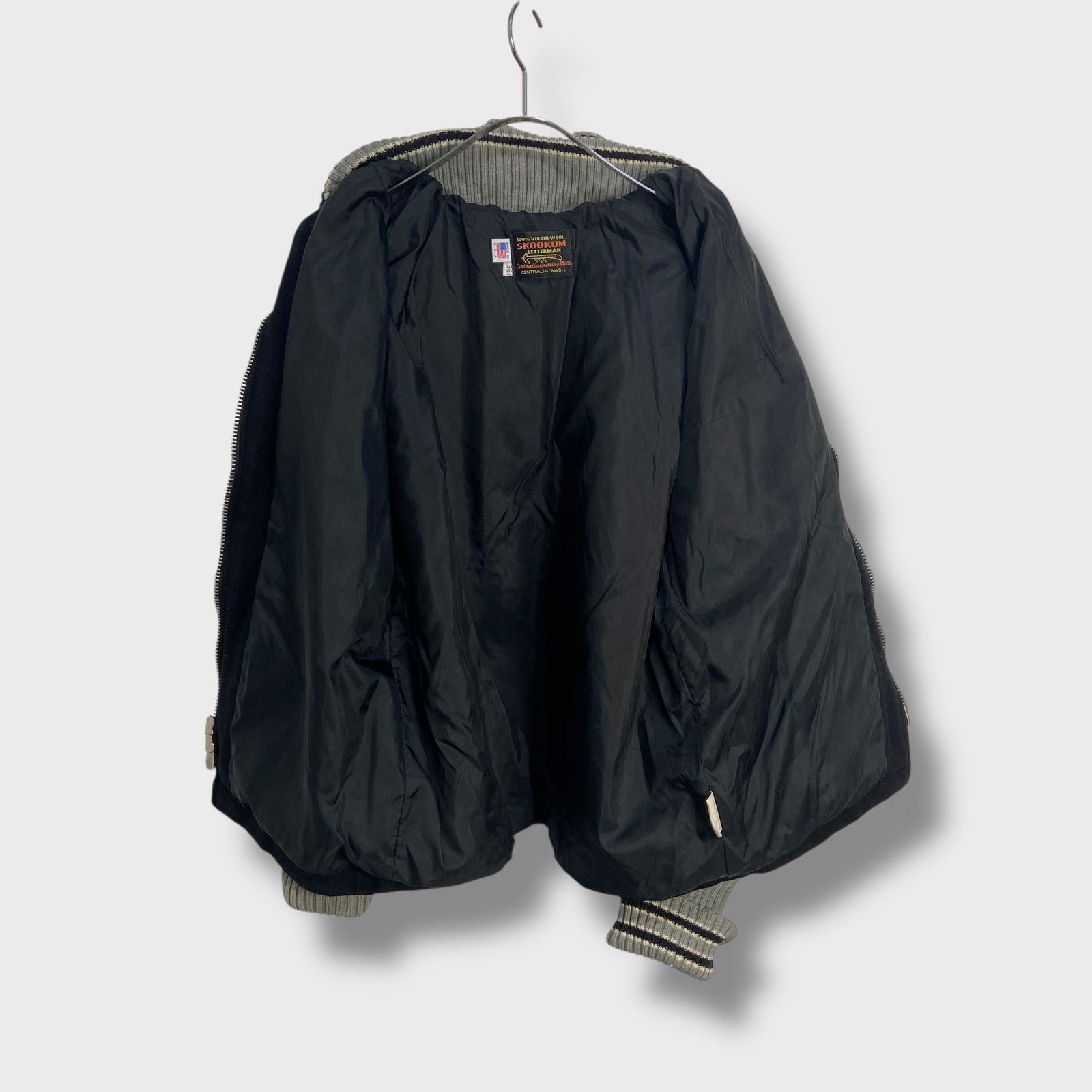 SKOOKUM☆スクーカム☆アワードジャケット☆サイズ36☆USA製☆黒