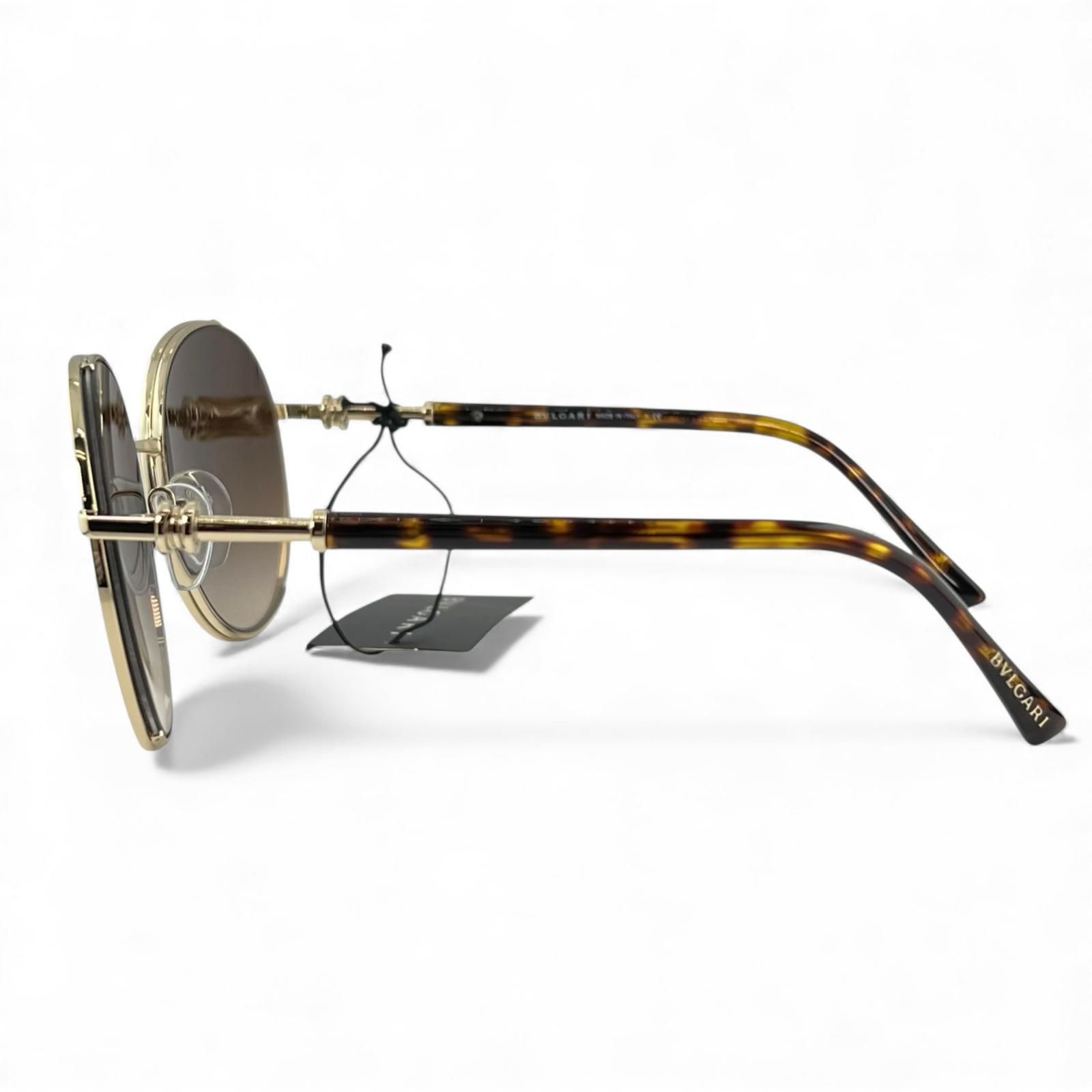 ✨レア✨ BVLGARI サングラス スモークグラデーション ゼブラ柄