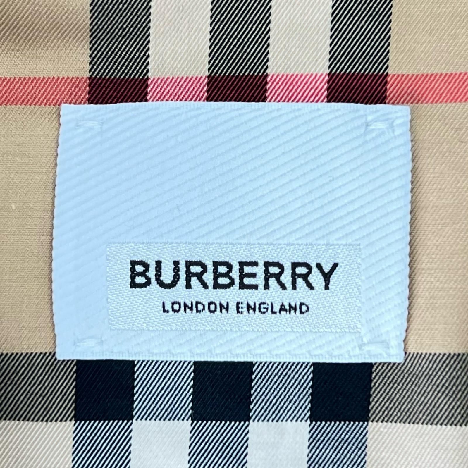 極美品△BURBERRY バーバリー 8032154 ロゴ刺繍 ノバチェック コットン